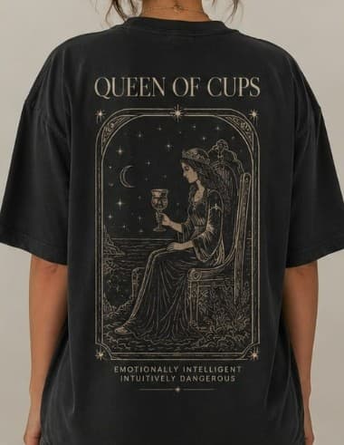 T-Shirt — Queen of Cups Design