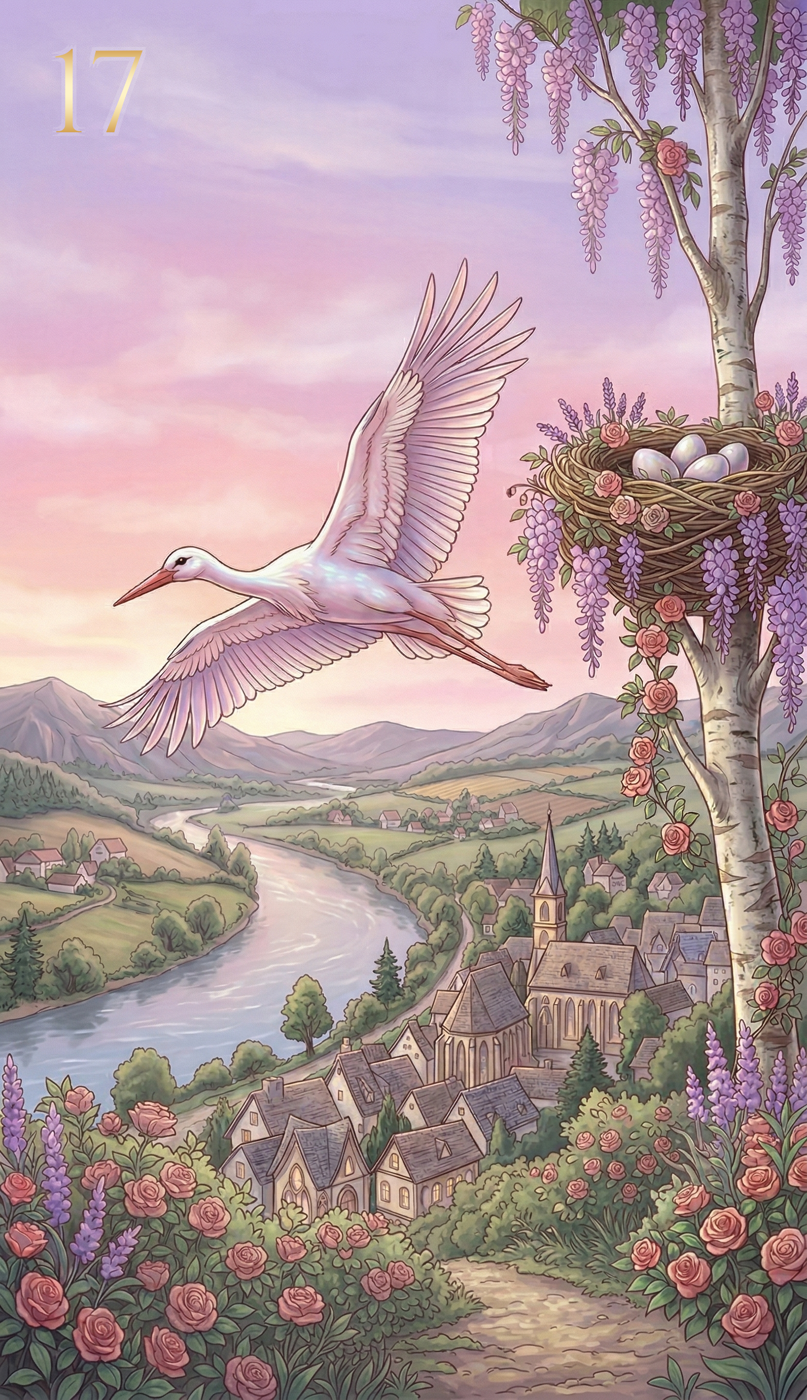Der Storch, Lenormand-Karte 17