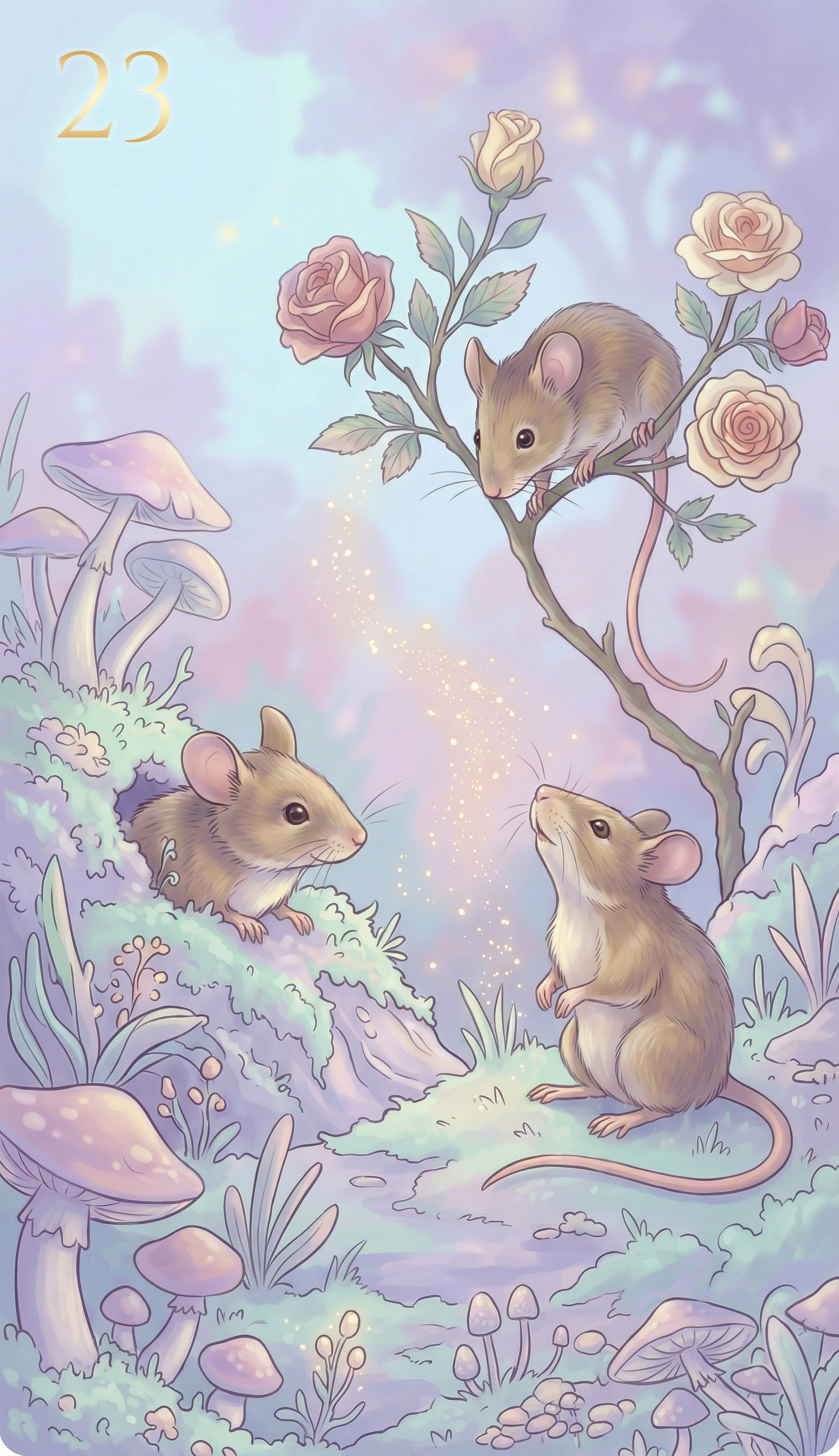 Die Mäuse, Lenormand-Karte 23