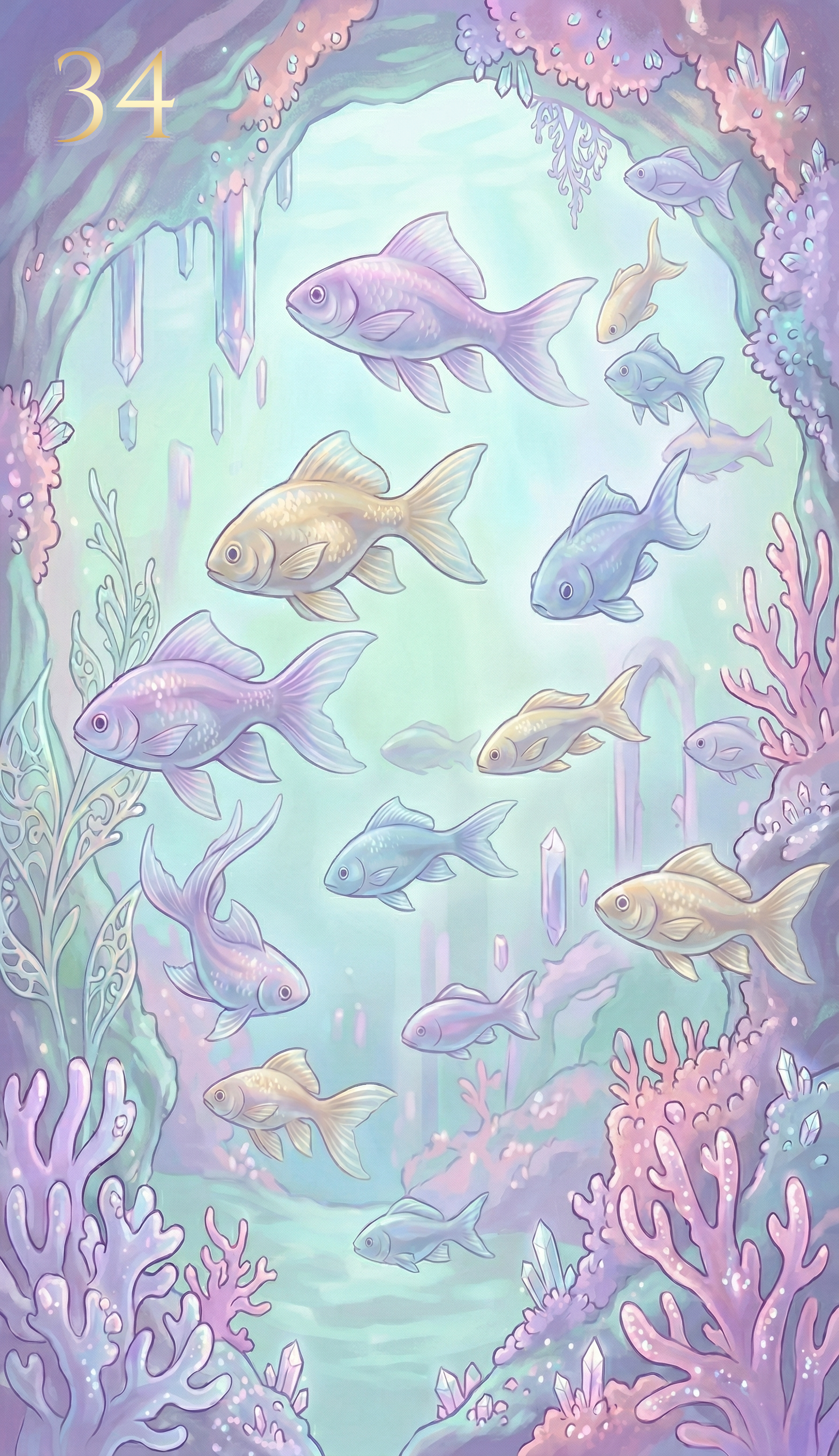 Die Fische, Lenormand-Karte 34